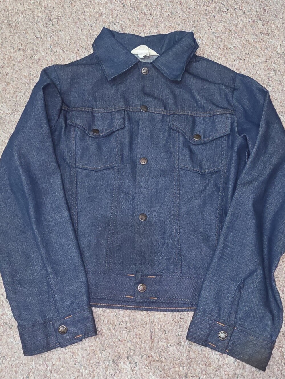 Vintage Montgomery Ward youth trucker denim/jean jacket-style jacket, size 18